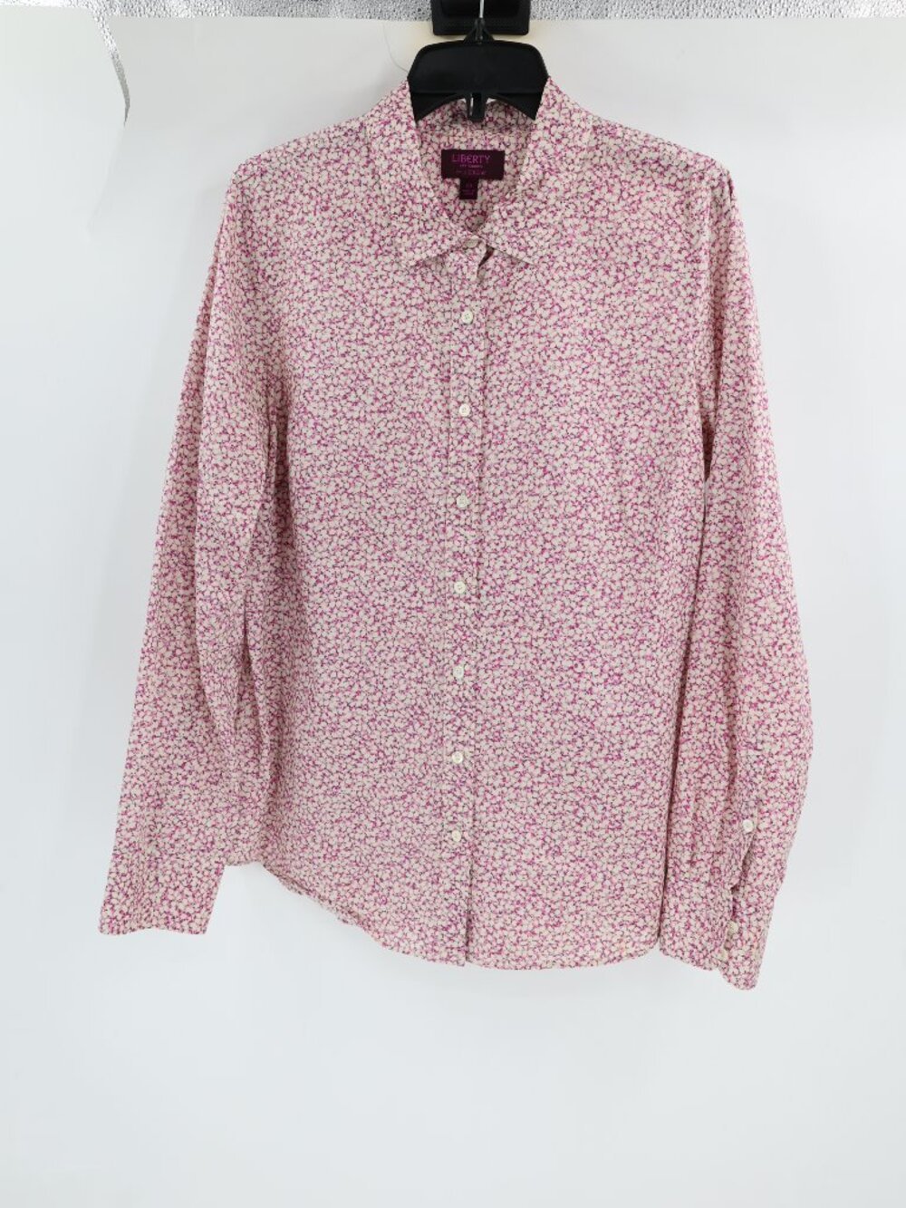 J Crew Shirt Women 10 Liberty Art Fabrics Floral Button Up Cotton Long Sleeve